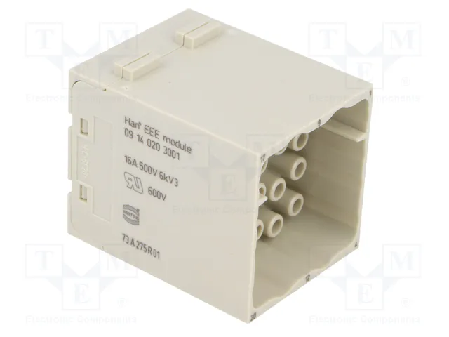 HARTING Module de connecteur mâle HDC Han-Modular® 20 broches
