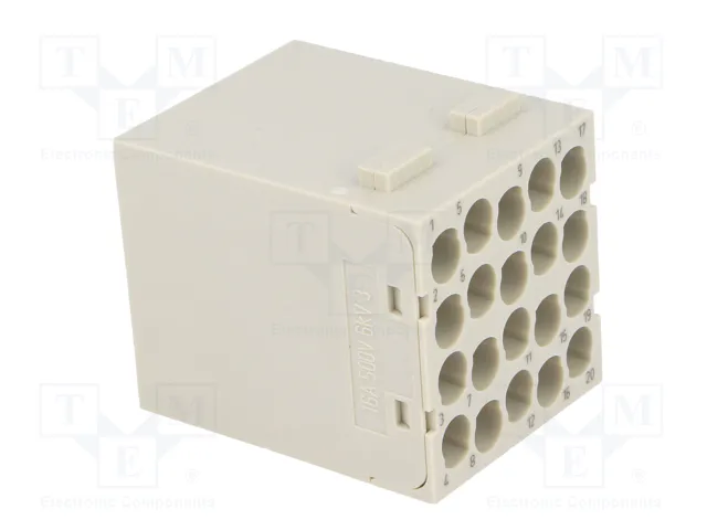 HARTING Module de connecteur mâle HDC Han-Modular® 20 broches