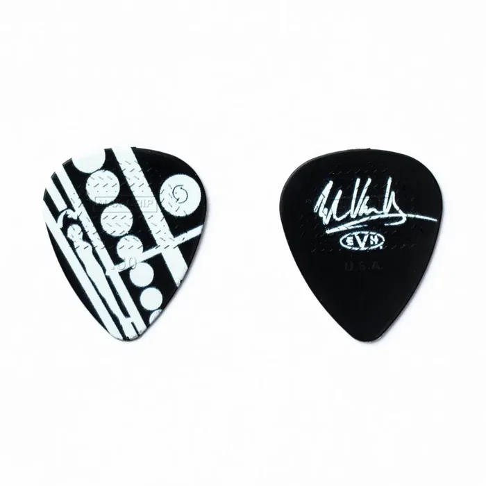 Dunlop EVH Circles Pick Tin - 6x Max-Grip 0,60 mm Dunlop EVH Circles Pick Tin - 6x Max-Grip 0,60 mm