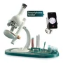 Canal Toys So Science Microscope édition labo COS 004 - Microscope pour enfant avec grossissement jusqu'à 1600x, filtre RGB et support téléphone, trépied réglable