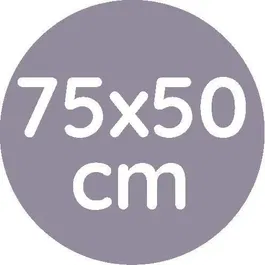 Tineo - Lot de 2 housses de matelas à langer - Housses en coton élastiquées lavables - Couleur Noisette