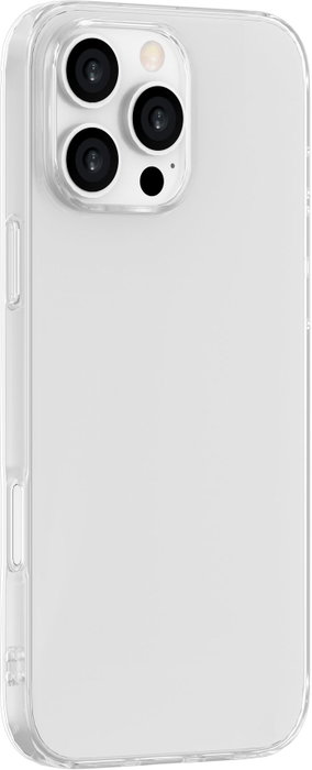 eSTUFF Coque TPU iPhone 16 Pro Max INFINITE VIENNA - Transparent - Anti-chutes, protection 1.2m, matériau 100% recyclé anti-jaunissement