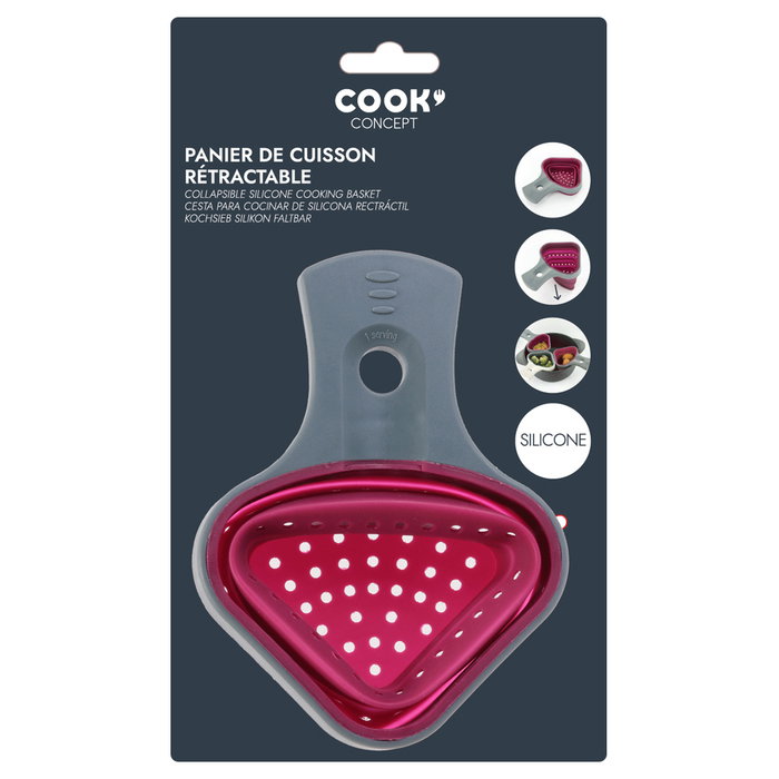 Cook Concept Cesta para cocinar rétractile en silicone Cook Concept Cesta para cocinar rétractile en silicone