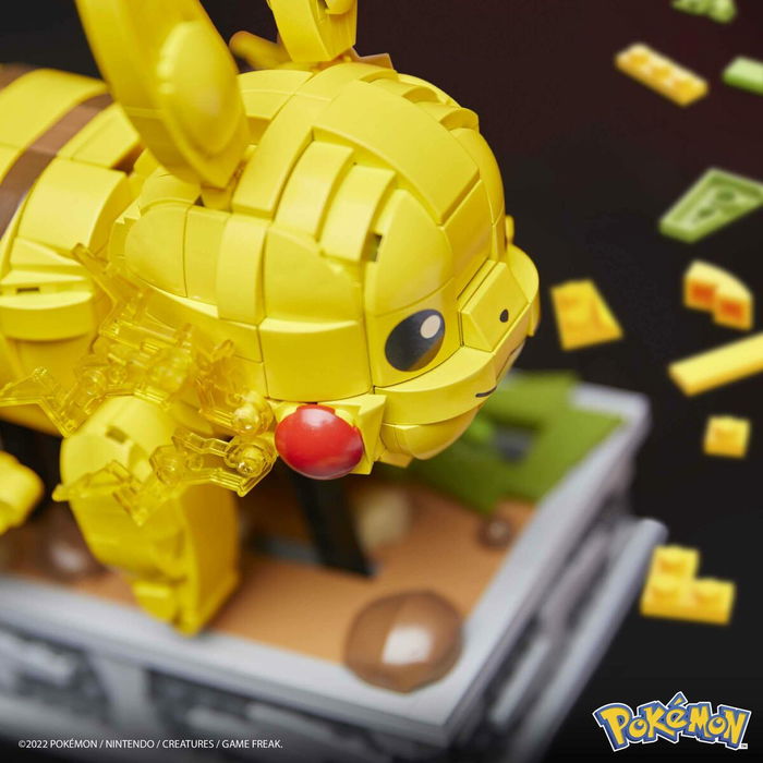 Kit de construction Pokémon Mega Construx - Motion Pikachu 1095 Pièces