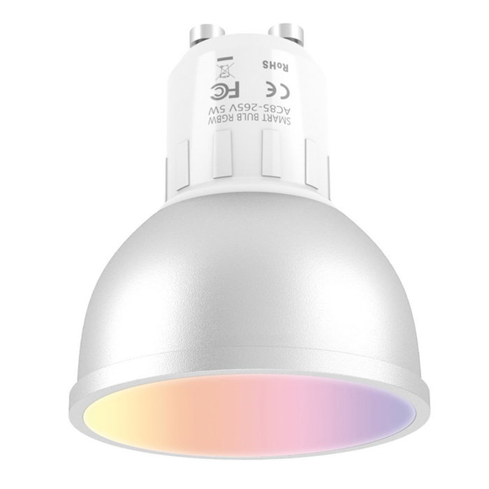 Muvit Ampoule Intelligente GU10 WiFi 5W RGB 400lm Compatible Google Home Alexa