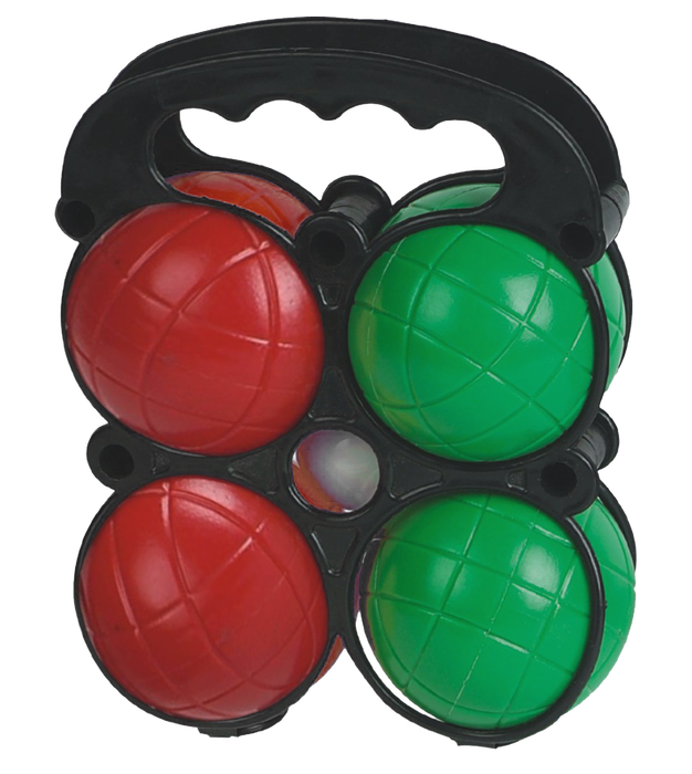 Marbueno SUMMER 10380 Set de Pétanque 4 Boules 7,2 cm Couleurs Assorties pour Jardin et Plage Marbueno SUMMER 10380 Set de Pétanque 4 Boules 7,2 cm Couleurs Assorties pour Jardin et Plage