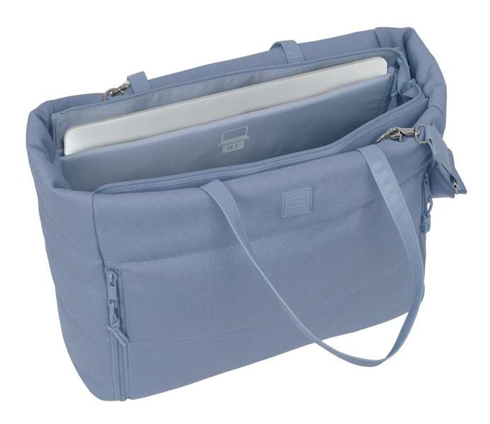 Safta Sac à dos pour ordinateur portable 14,1'' avec poche, 40x31x17 cm, gris Safta Sac à dos pour ordinateur portable 14,1'' avec poche, 40x31x17 cm, gris