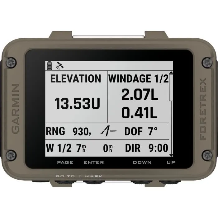 Garmin Foretrex 901 Ballistic Edition - Montre GPS de Randonnée avec GNSS Multi-Bandes, Autonomie Jusqu'à 41 Jours, Accéléromètre, Compas et Altimètre