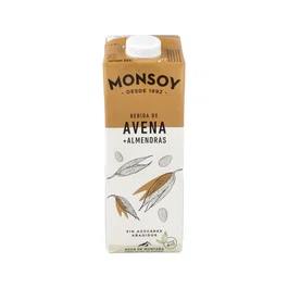 Monsoy Boisson Végétale Amande Avena 1L Lot de 6 Bio