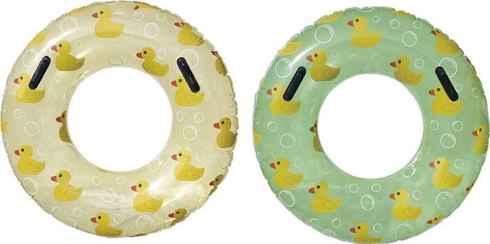 Creaciones Llopis Flotador Patitos 90cm - Bouée en forme de canard 90 cm pour enfant (36 mois min)