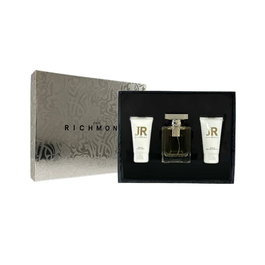 Coffret Parfum John Richmond Pour Femme - Eau de Parfum 100 ml + Gel Douche Nettoyant 50 ml + Lotion Hydratante Corps 50 ml - Set Cadeau
