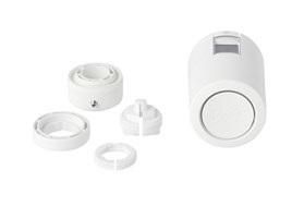 Danfoss 014G1115 Thermostat de radiateur Eco Bluetooth, plage 4-28°C, IP20, 30 dB, fréquence 2.4 GHz