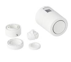 Danfoss 014G1115 Thermostat de radiateur Eco Bluetooth, plage 4-28°C, IP20, 30 dB, fréquence 2.4 GHz