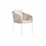 Ensemble Table + Chaises DKD Home Decor Beige 78 cm 163 x 95 x 6 cm