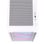 Einarex PM150 Boîtier Gaming Micro-ATX Midi Tower Blanc avec USB 3.0 USB-C RGB Ventilateurs 140mm