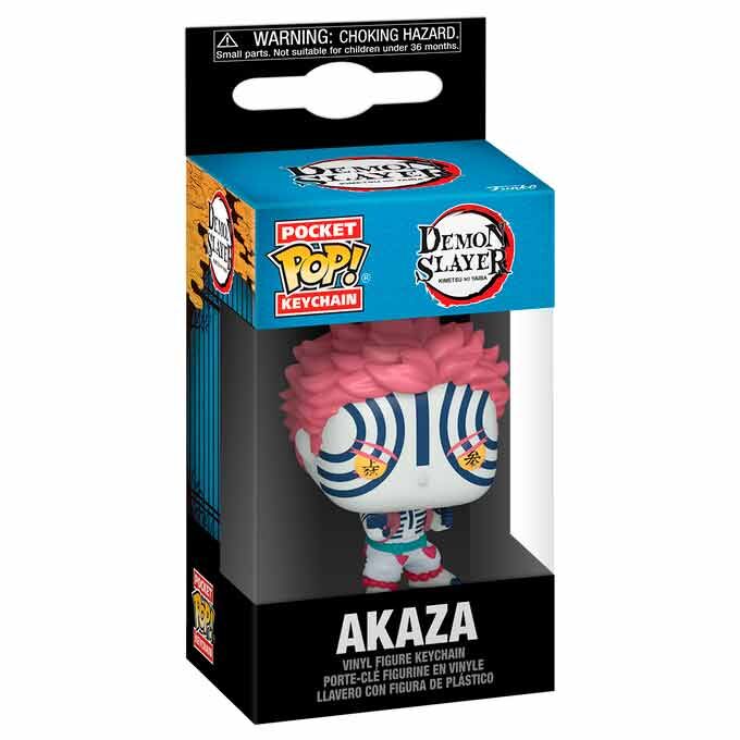 FUNKO Porte-clés Pocket POP! Demon Slayer Kimetsu no Yaiba Akaza