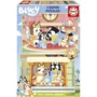 Educa Puzzle Bluey - 2 Puzzles en bois de 16 pièces chacun - Multicolore - Pour enfants à partir de 3 ans