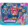 Bandai Animakii HEA26351 - Poupée à personnaliser, coffret à thème Lollipop et Bubblegum avec accessoires