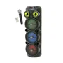 Inovalley Enceinte Karaoké Lumineuse KA129-XXL - 90 cm - 1000 W - Bluetooth V5.0 - 3 Haut-parleurs 8'' - Micro Sans Fil Inclus
