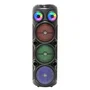 Inovalley Enceinte Karaoké Lumineuse KA129-XXL - 90 cm - 1000 W - Bluetooth V5.0 - 3 Haut-parleurs 8'' - Micro Sans Fil Inclus