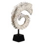BigBuy Home Figurine Décorative Blanc Noir Aluminium 33 x 11 x 51,5 cm