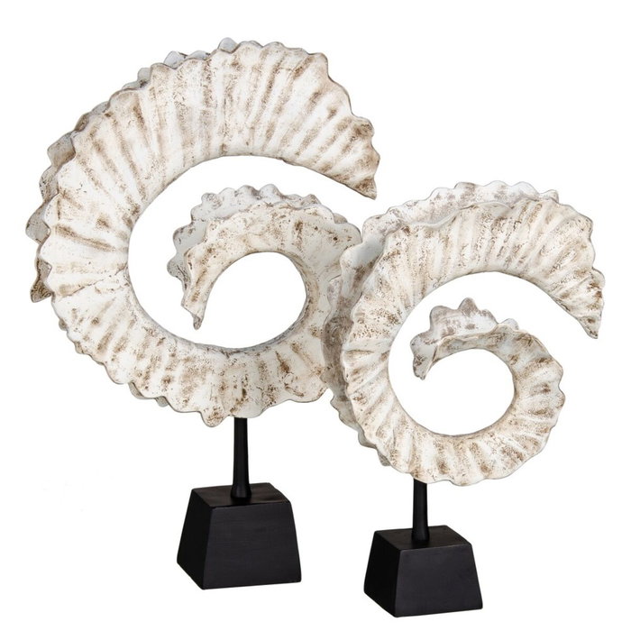 BigBuy Home Figurine Décorative Blanc Noir Aluminium 33 x 11 x 51,5 cm BigBuy Home Figurine Décorative Blanc Noir Aluminium 33 x 11 x 51,5 cm