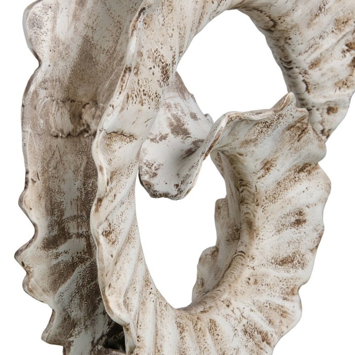 BigBuy Home Figurine Décorative Blanc Noir Aluminium 33 x 11 x 51,5 cm BigBuy Home Figurine Décorative Blanc Noir Aluminium 33 x 11 x 51,5 cm
