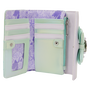 LOUNGEFLY Sac à main La Petite Sirène Disney, iridescent perle, effet écailles, intérieur assorti, 7 fentes cartes