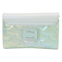 LOUNGEFLY Sac à main La Petite Sirène Disney, iridescent perle, effet écailles, intérieur assorti, 7 fentes cartes