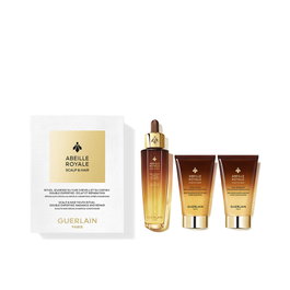 Guerlain Abeille Royale Étui Cuir Cuir Chevelu et Cheveux 3 pcs