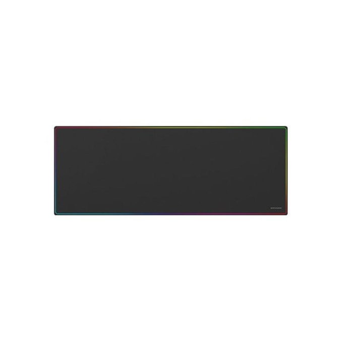 Mars Gaming MMP224 - Tapis de souris XXL 880x330 mm, nanotextile, bord arc-en-ciel, antiderapant - Noir Mars Gaming MMP224 - Tapis de souris XXL 880x330 mm, nanotextile, bord arc-en-ciel, antiderapant - Noir