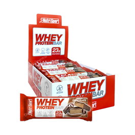 NUTRISPORT Whey Barritas Chocolate 12Uds. – Barres protéinées au chocolat