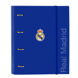 Reliure à anneaux Real Madrid C.F. Bleu 27 x 32 x 3.5 cm