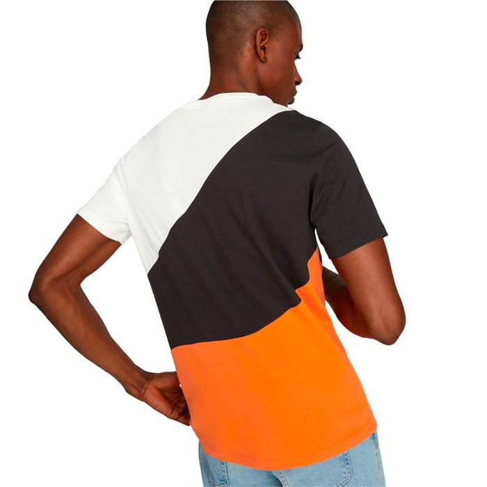 T-shirt à manches courtes homme Puma 673380 23 Orange Foncé