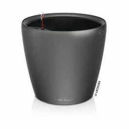 Lechuza Pot de fleurs Classico Premium - Anthracite métallisé - Ø 21 x H20 cm - 3 L