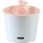 Zolux Fontaine à eau Calypso pour chat et chien - 3 L avec 2 filtres inclus - Coloris rose
