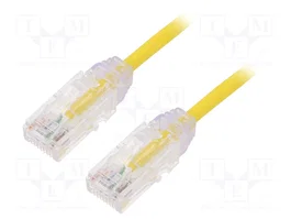 PANDUIT Cordon de raccordement Cat 6 U/UTP jaune 0,5 m RJ45