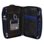 LOUNGEFLY Porte-cartes et porte-monnaie La Monja en cuir végane avec détails brillants dans le noir et intérieur assorti - 15x10 cm