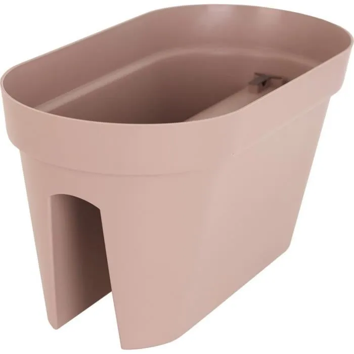 Artevasi Jardinière de balcon Capri - 30x60x30 cm - Gris taupe - 26,8 litres - Pour balcon élégant - Fixation facile Artevasi Jardinière de balcon Capri - 30x60x30 cm - Gris taupe - 26,8 litres - Pour balcon élégant - Fixation facile
