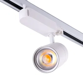 Foco de Carril LED 30W Blanco Cálido 2527Lm CRI90 2700K Trifásico
