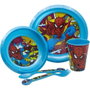 Spider-Man Ensemble de Vaisselle pour Enfants 5 Pièces