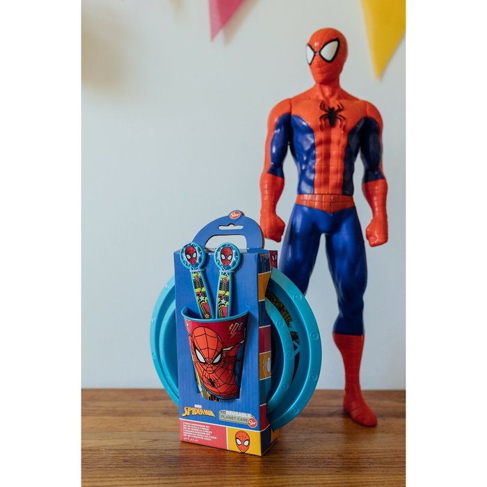 Spider-Man Ensemble de Vaisselle pour Enfants 5 Pièces