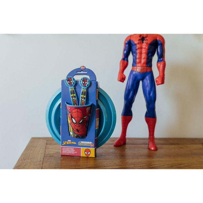 Spider-Man Ensemble de Vaisselle pour Enfants 5 Pièces