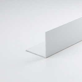 Arcansas Profilé d'angle en aluminium peint blanc 1000 x 30 x 30 mm
