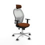 Piqueras y Crespo Chaise de Bureau 1D086G2 Blanc Marron