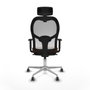 Piqueras y Crespo Chaise de Bureau 1D086G2 Blanc Marron