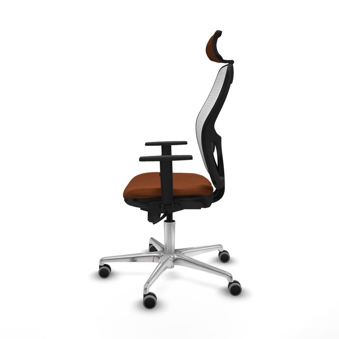 Piqueras y Crespo Chaise de Bureau 1D086G2 Blanc Marron Piqueras y Crespo Chaise de Bureau 1D086G2 Blanc Marron
