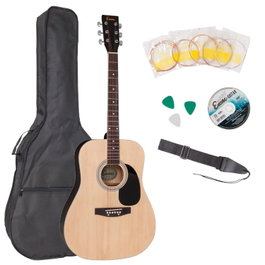 ENCORE Ensemble de guitare acoustique - Naturel