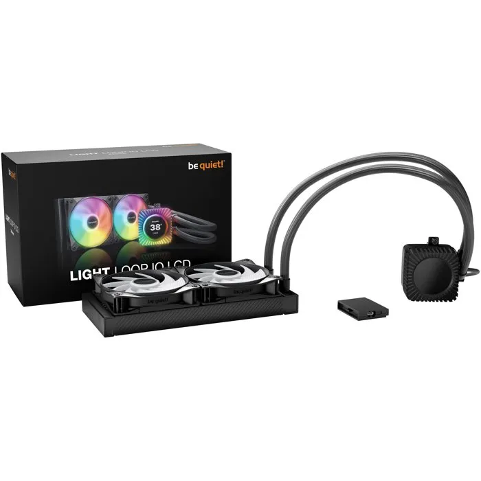be quiet! Light Loop IO LCD 240 mm Black