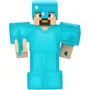 Goo Jit Zu - Figurine Extensible Steve Minecraft 11 cm - Texture Élastique, Extension 3x - Heroesofgoojitzu